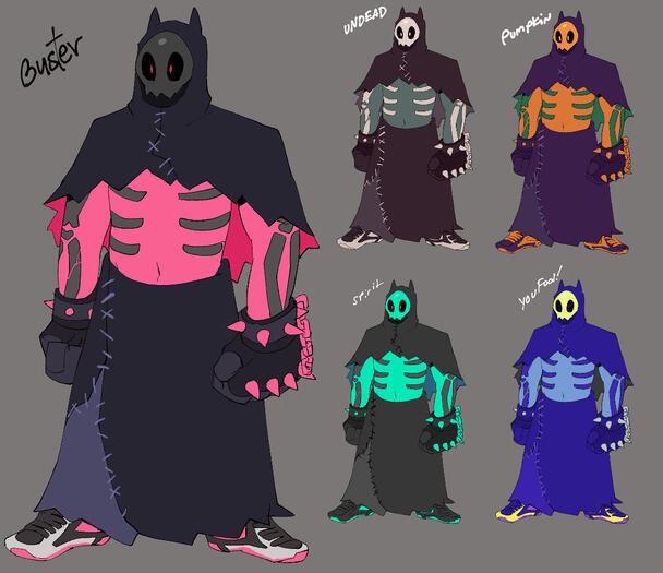 Buster - Alternate Palettes